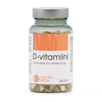 Natura Media D витамин в капсулах 50 mcg, 2000 IU, N200