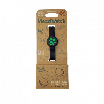 MozziWatch Kids sääse- ja puugitõrje käepael roheline