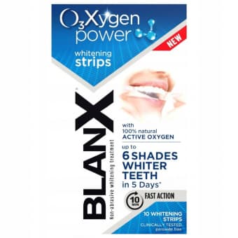 Blanx Oxygen Power полоски для отбеливания зубов с активным кислородом N10