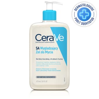 CeraVe SA Smoothing Cleanser õrnalt kooriv puhastusvahend näole ja kehale 473 ml