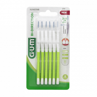 Gum Bi-direction межзубная щетка 2iN1 0.7mm N6