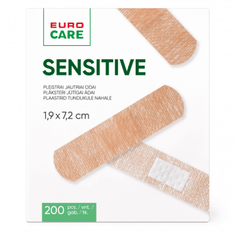 Eurocare Sensitive plaaster 19x72mm N1