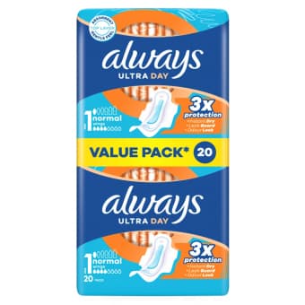 Always Ultra Day Normal hügieenisidemed N20