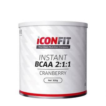 ICONFIT BCAA 2:1:1 jõhvikamaitseline 300 g