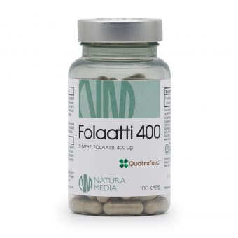 Natura Media folaat 400mcg kapslid N100