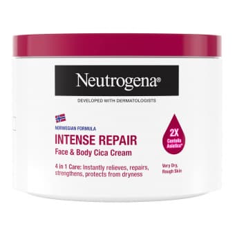 Neutrogena Norwegian Formula CICA интенсивно восстанавливающий крем для лица и тела 400 мл