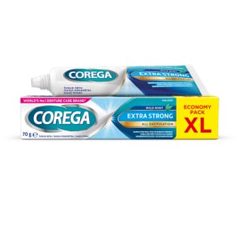 Corega Extra Strong XL eriti tugev hambaproteeside kinnitusliim 70 g