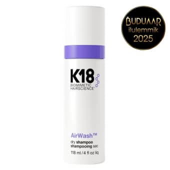 K18 AirWash™ aerosoolivaba kuivšampoon 118 ml