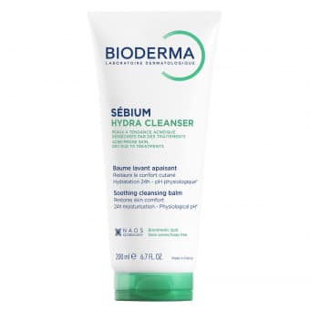 Bioderma Sebium Hydra nöopuhastuspiim väga kuivale või aknele kalduvale naha 200 ml