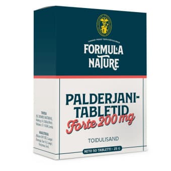 Formula Nature palderjanitabletid Forte 200mg N50