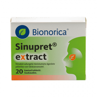 SINUPRET EXTRACT KAETUD TBL 12MG+36MG+36MG+35MG+36MG N20