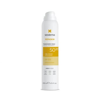 Sesderma Repaskin Aerosol Transparent Spray SPF50 солнцезащитный спрей 200 мл