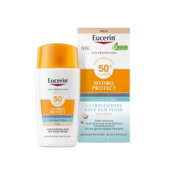 Eucerin Sun Hydro Protect Tinted päikesekaitseemulsioon näole SPF50+ 50 ml