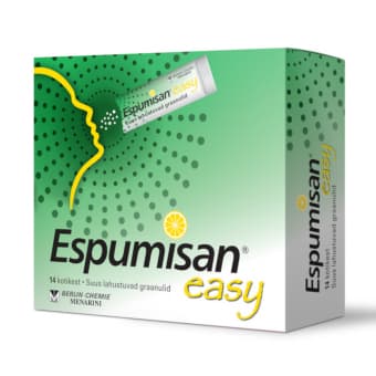 Espumisan Easy suus lahustuvad graanulid 125mg N14