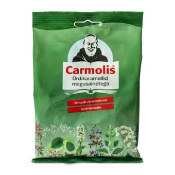 Carmolis karamell köhakommid suhkruta 72 g