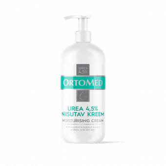 Ortomed 4,5% urea kreem niisutav pumbaga 500 ml