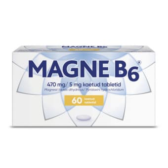 MAGNE B6 KAETUD TBL 5MG+470MG N60