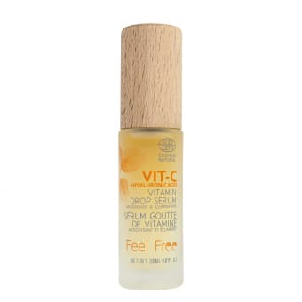 Feel Free kirgastav näoseerum C-vitamiini ja hüaluroonhappega 30 ml