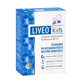 Liveo Kids комплекс кисломолочных и бифидобактерий для детей N8