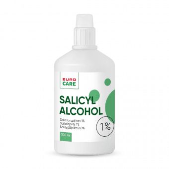 Eurocare salitsüülpiiritus 1% nahalahus 100 ml