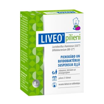 Liveo капли с кисломолочными и бифидобактериями 8 мл