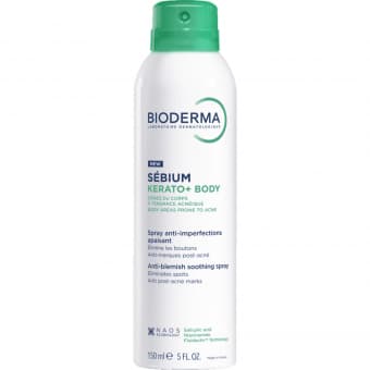 Bioderma Sebium Kerato+ Body спрей для кожи тела, склонной к акне 150 мл