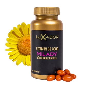 Luxador Milady vitamiin D3 4000IU kapslid N90