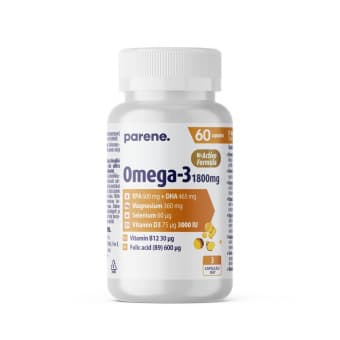 Paira Omega-3 1800MG+MG+SE+DE kaps N60