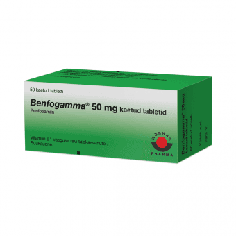 BENFOGAMMA KAETUD TABLETID 50MG N50