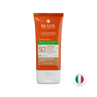 Rilastil Sun System tooniv ja matistav päikesekaitsekreem näole SPF50+ 50 ml