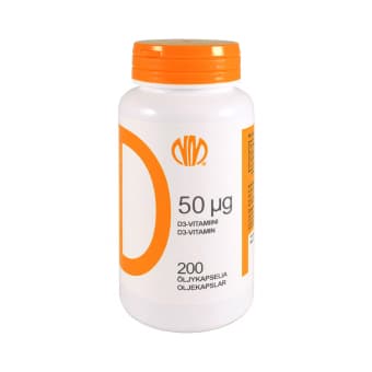 Natura Media D vitamiini õlikapslid 50mcg 2000IU N200