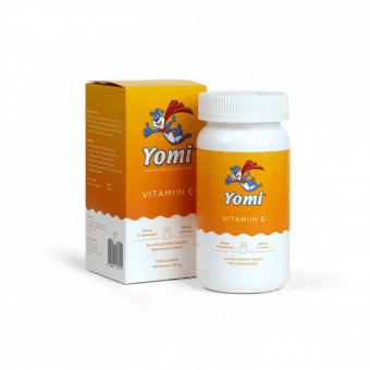 Yomi C vitamiin apelsinimaitseline karuke N60