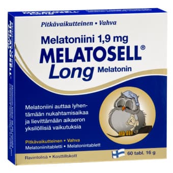 Melatosell Long unetabletid 1,9mg N60