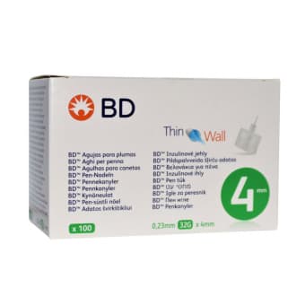 Insuliininõelad BD Pen-nõel 32g 0,23x4mm N100