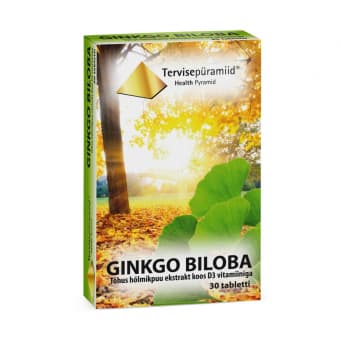 Tervisepüramiid Ginkgo Biloba tabletid N30