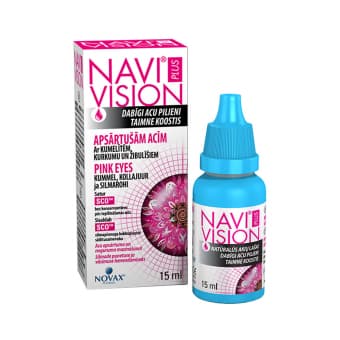 Navi Vision Plus Pink Eyes silmatilgad punetavatele silmadele 15 ml