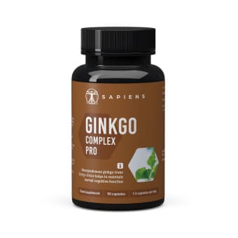 SAPIENS Ginkgo biloba kompleks Pro kapslid N90