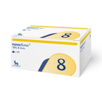 Insuliininõelad NovoFine 30g 0,3x8mm N100
