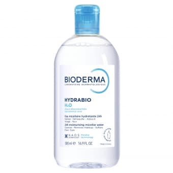 Bioderma Hydrabio H2O очищающая вода для сухой кожи лица 500 мл