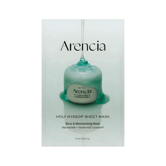 Arencia Holy Hyssop Sheet Mask niisutav kangasmask N1