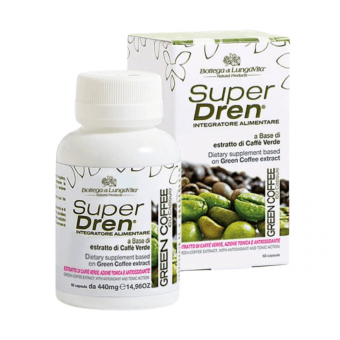SuperDren Green Coffee ainevahetust kiirendavad rohelise kohvioa kapslid N60