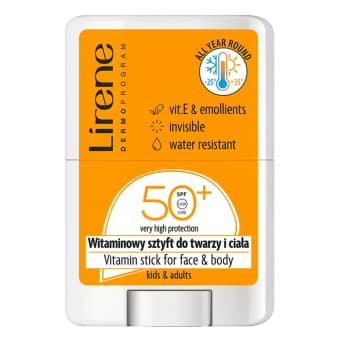 Lirene päikesekaitsepulk näole ja kehale SPF50 15 g