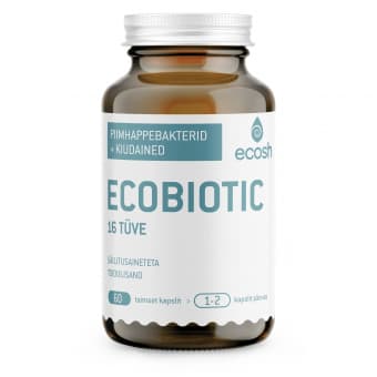 Ecosh Ecobiotic 16 tüve piimhappebakterid + kiudained N60