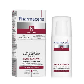 Pharmaceris N Nutri-Capilaril näokreem laienenud kapillaaridega nahale 50 ml