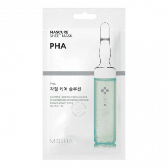 Missha Mascure отшелушивающая тканевая маска с PHA