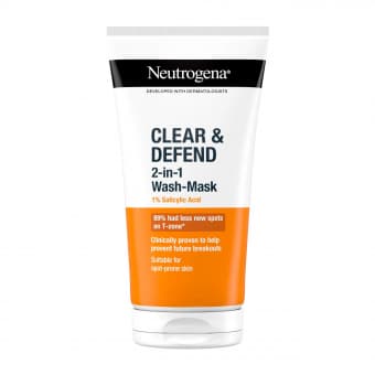 Neutrogena Clear Defend 2in1 näovaht-mask 150 ml