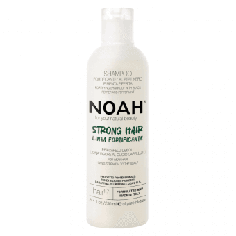Noah 1.7 Fortifying šampoon musta pipra ja piparmündiga 250 ml
