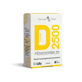 Formula Vitale D-vit päikesepärlid 2500IU N40