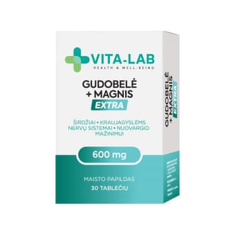 VITA-LAB Боярышник + магний Extra таблетки N30