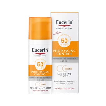 EUCERIN SPF50+ light СС крем против фотостарения 50 мл